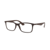 Ray-Ban RX7047 5451 Transparent Brown DEMO LENS szemüveg