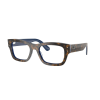 Ray-Ban RX7683V 8391 JOSEPH Havana Grey On Gradient Blue Demo Lens szemüveg
