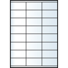 RayFilm R0ECO 0508A 70x37mm 3 pályás univerzális etikett 24 címke/ív 100ív/doboz etikett