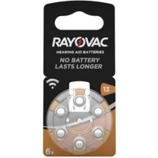 Rayovac ZA13 hallókészülék elem, cink-levegő, 1,4V, 310 mAh, 6 db, Rayovac ZA13, PR48 (PR48) gombelem