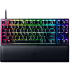 Razer Huntsman V2 Tenkeyless (Red Switch) US RGB fekete gamer billentyűzet billentyűzet