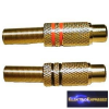  RCA aljzat, aranyozott csatlakozóval. 5-6mm-es kábelra.