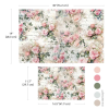Re-Design with Prima Redesign with Prima Rosy Reverie Decoupage papír Double Delight Decoupage Fiber Paper Set (2 ív)