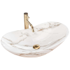 Rea Rea Royal Lava Ovális Mosdókagyló - Márványhatású