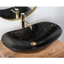 Rea Rea Royal - Mosdókagyló - Fekete Márvány - 60 cm szaniter