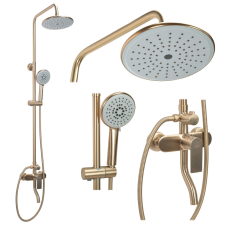  Rea VERSO - Zuhanygarnitúra - Kefézett Arany fürdőkellék