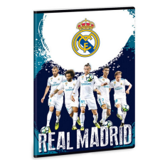  Real Madrid füzet A/4 négyzethálós füzet