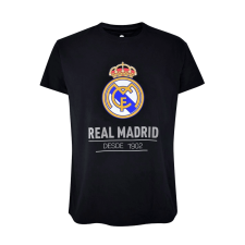 Real Madrid szurkolók kedvenc gyerek fekete pólója - 14 éves férfi póló