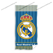  Real Madrid törölköző, Kék csíkos, 70x140 cm (5004) lakástextília