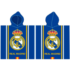 Real Madrid törölköző poncsó csíkos 55x110cm babatörülköző, kifogó