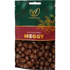 Real Nature Aszalt meggy, 75 g, real nature, étcsokoládés reform élelmiszer
