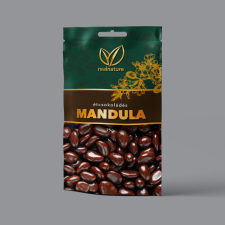  Real Nature étcsokoládés mandula 75 g csokoládé és édesség