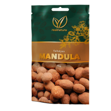  Real Nature tejcsokoládés-fahéjas mandula 75 g mag