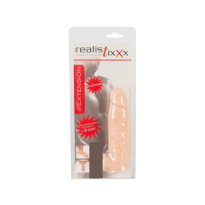 realistixxx - heregyűrűs péniszköpeny - 16cm (natúr) péniszköpeny