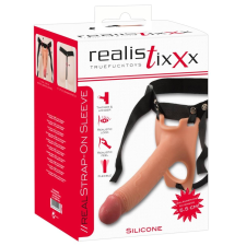 realistixxx Realistixxx Strap-on - felcsatolható, üreges, élethű dildó (natúr) felcsatolható eszközök