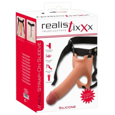  Realistixxx Strap-on - felcsatolható, üreges, élethű dildó ( műpénisz, dildó