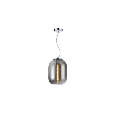 Reality Emily Glass Smoky grey electroplating E27*1 D230*290 - REAL-337601-02 világítás