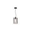 Reality Ezra Size:width:14cm height:21cm, 1xE27/max.60W(bulb excl.) Finish：black Material: metal+glass - REAL-337901-02