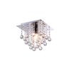 Reality Lancaster crystal  Ceiling lamp,chromeCrystal hanging beads1*E27 Max 60W,bulb excl.Dia:25cm H:22.5cm  - REAL-627801-06