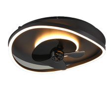 Reality LED Sortland mennyezeti lámpa beépített ventilátorral távkapcsolóval világítás