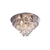 Reality London crystal  Ceiling lamp,chromeCrystal hanging beads5*E14 Max.40W,bulb excl.Dia:46cm H:23cm  - REAL-627705-06