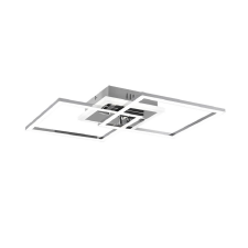 Reality Trio LED mennyezeti lámpa Venida négyzet alakú króm világítás