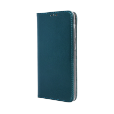  Realme 10 Telefontok - Smart Magnetic zöld szilikon keretes mágneses könyvtok tok és táska