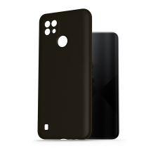  Realme C21 Telefontok - fekete szilikon tok tok és táska