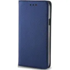  Realme C61, Oldalra nyíló tok, stand, Smart Magnet, sötétkék tok és táska