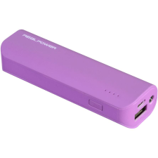 RealPower Powerbank PB-2600         lila            2.600mAh (149317) power bank