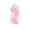 REALROCK - áttetsző élethű dildó - pink (22cm)