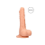 REALROCK Dong 9 - élethű, herés dildó (23cm) - natúr