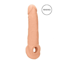 RealRock Penis Sleeve 9 - péniszköpeny (21,5cm) - natúr péniszköpeny