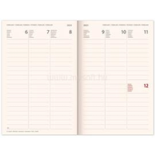 REALSYSTEM 2023-as 5412 Moon B6 mágneses zsebnaptár (5412-MO) naptár, kalendárium