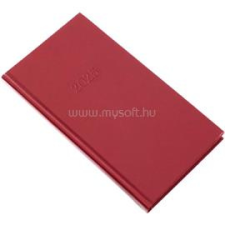 REALSYSTEM 2025 Standard 5811-09 álló bordó zsebnaptár (5811-09) naptár, kalendárium
