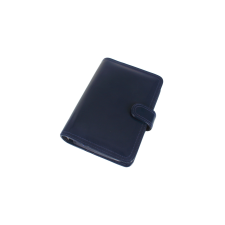 REALSYSTEM 2/160 műbőr gyűrűs kalendárium kék naptár, kalendárium