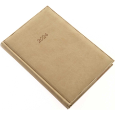 REALSYSTEM Bolero, A5 napi beosztású határidőnapló, Drapp határidőnapló