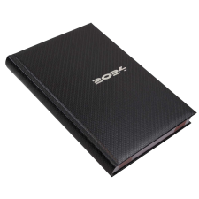 REALSYSTEM Carbon, A5 napi beosztású határidőnapló, Acél határidőnapló