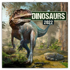 REALSYSTEM Dinosaurs, képes lemeznaptár 2022 naptár, kalendárium