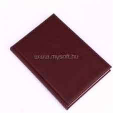 REALSYSTEM Határidőnapló Bolero B/5, napi krémszínű lapokkal barna 2026. (REALSYSTEM_19080) határidőnapló