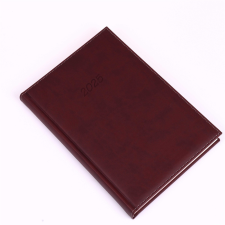 REALSYSTEM Határidőnapló Bolero B/5, napi krémszínű lapokkal barna Realsystem 2025. határidőnapló