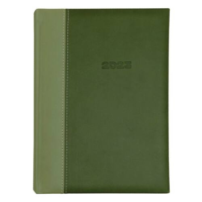 REALSYSTEM Határidőnapló REALSYSTEM Linett B/5 heti fehér lapos zöld-zöld 2023. határidőnapló