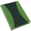 REALSYSTEM Prémium-A B5 heti beosztású határidőnapló, Zöld