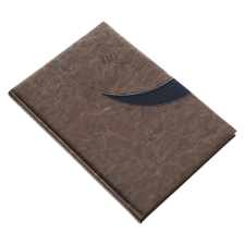 REALSYSTEM Prémium M, B5 heti beosztású határidőnapló, Szürke határidőnapló