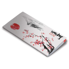 REALSYSTEM Zsebirka, fekvő zsebnaptár 1 hét/oldal, Japán naptár, kalendárium