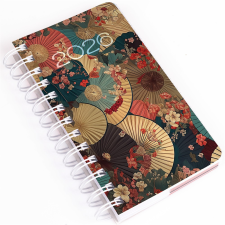 REALSYSTEM Zsebnaptár álló spirálozott SP5 napi fehér lapokkal ernyők Realsystem 2026. naptár, kalendárium