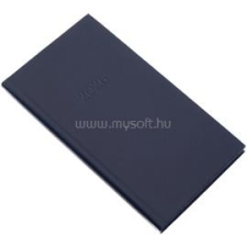 REALSYSTEM Zsebnaptár álló Standard, fehér lapokkal kék 2026. (REALSYSTEM_19046) naptár, kalendárium