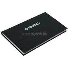 REALSYSTEM Zsebnaptár fekvő Carbon, fehér lapokkal kék 2026. (REALSYSTEM_51894) naptár, kalendárium