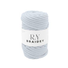 Reax Yarn Macrame Braidey zsinórfonal, 6mm - Halvány szürke 01 rövidáru