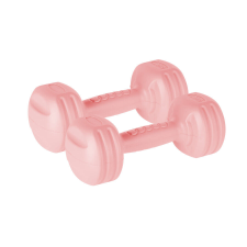 Rebel Active RBA-2306 - műanyag egykezes súlyzókészlet (2x1,5kg), rózsaszín kézisúlyzó